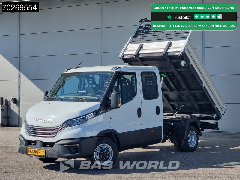Iveco Daily 35C21 3 zijdige Kipper Dubbel Cabine 210PK 3.0L Dubbellucht Airco Cruise LED Camera Tipper Benne Kieper 2m3 Airco Trekhaak - Furgão basculante: foto 1 Iveco Daily 35C21 3 zijdige Kipper Dubbel Cabine 210PK 3.0L Dubbellucht Airco Cruise LED Camera Tipper Benne Kieper 2m3 Airco Trekhaak - Furgão basculante: foto 1