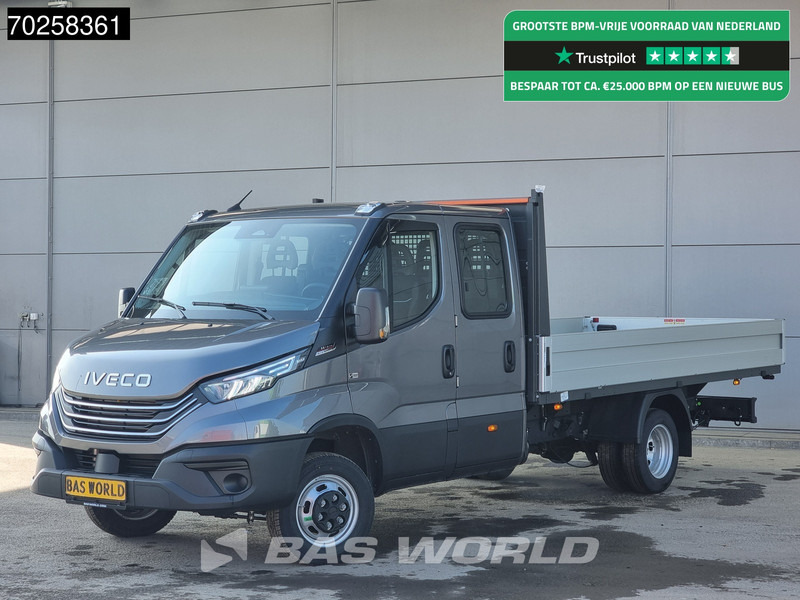 Iveco Daily 35C21 Automaat 2025model Open laadbak Dubbel Cabine CarPlay ACC LED 3,5T Trekvermogen Pritsche Pickup Airco Dubbel cabine - Furgão caixa aberta: foto 1 Iveco Daily 35C21 Automaat 2025model Open laadbak Dubbel Cabine CarPlay ACC LED 3,5T Trekvermogen Pritsche Pickup Airco Dubbel cabine - Furgão caixa aberta: foto 1