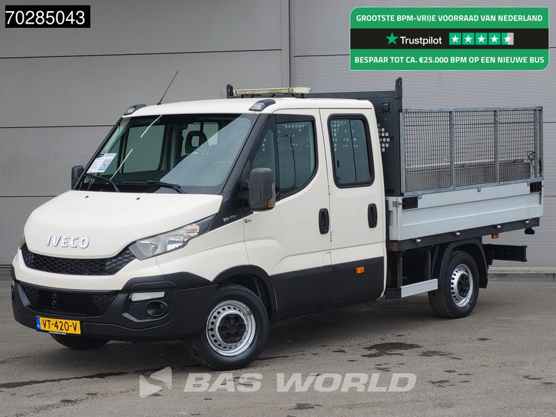 Iveco Daily 35S11 Open Laadbak met Kist Dubbel Cabine 3,5t Trekhaak Airco Pickup Pritsche Open Box Airco Trekhaak - Furgão caixa aberta: foto 1 Iveco Daily 35S11 Open Laadbak met Kist Dubbel Cabine 3,5t Trekhaak Airco Pickup Pritsche Open Box Airco Trekhaak - Furgão caixa aberta: foto 1