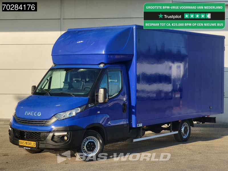 Iveco Daily 35S14 Automaat Bakwagen Achterdeuren 488cm lang! Airco Cruise Euro6 Meubelbak Koffer 24m3 Airco Cruise control - Carrinha de contentor: foto 1 Iveco Daily 35S14 Automaat Bakwagen Achterdeuren 488cm lang! Airco Cruise Euro6 Meubelbak Koffer 24m3 Airco Cruise control - Carrinha de contentor: foto 1