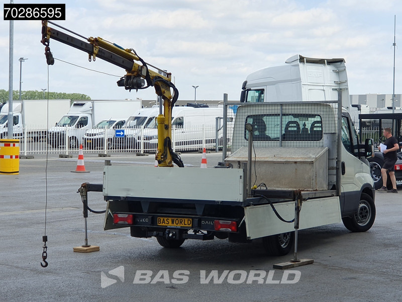 Iveco Daily 35S14 Open Laadbak Kraanwagen Hyva HA15 Euro6 3,5t Trekhaak Crane Kranwagen Pritsche Pickup Open Box Trekhaak - Furgão caixa aberta: foto 3 Iveco Daily 35S14 Open Laadbak Kraanwagen Hyva HA15 Euro6 3,5t Trekhaak Crane Kranwagen Pritsche Pickup Open Box Trekhaak - Furgão caixa aberta: foto 3