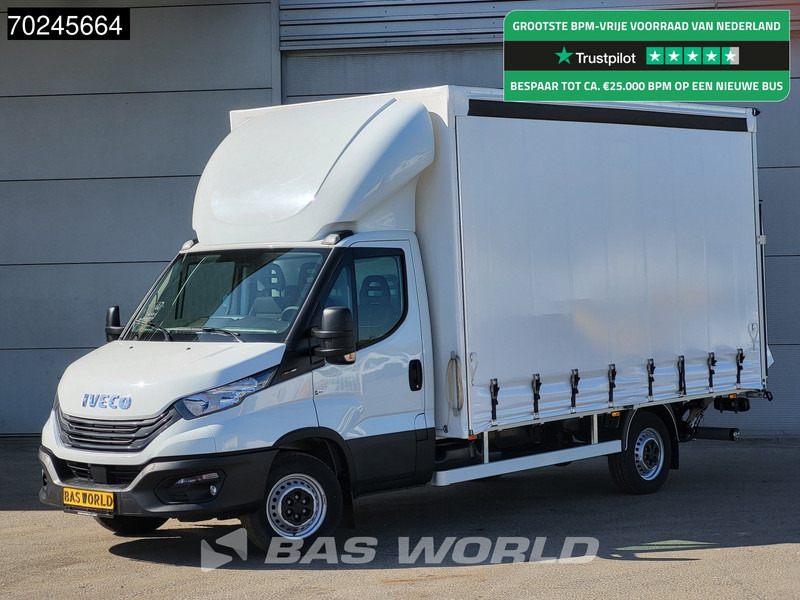 Iveco Daily 35S18 3.0L Laadklep Schuifzeilen Airco Cruise Bakwagen Meubelbak Zeilenwagen Schuifzeil Plane 22m3 Airco Cruise control - Furgão de toldo: foto 1 Iveco Daily 35S18 3.0L Laadklep Schuifzeilen Airco Cruise Bakwagen Meubelbak Zeilenwagen Schuifzeil Plane 22m3 Airco Cruise control - Furgão de toldo: foto 1