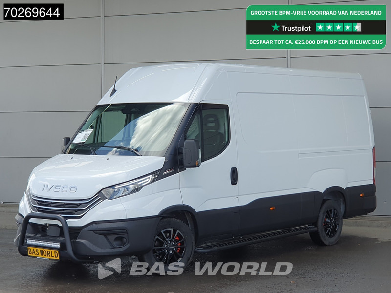 Iveco Daily 35S21 3.0L Automaat Black Edition 2025 model L2H2 Trekhaak Tacho ACC LED CarPlay Velgen Camera 12m3 Airco Trekhaak - Furgão: foto 1 Iveco Daily 35S21 3.0L Automaat Black Edition 2025 model L2H2 Trekhaak Tacho ACC LED CarPlay Velgen Camera 12m3 Airco Trekhaak - Furgão: foto 1