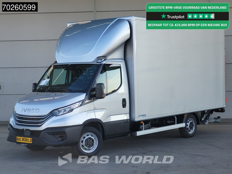 Iveco Daily 35S21 3.0L Automaat Laadklep Zijdeur ACC LED CarPlay Lat om Lat D'Hollandia 3,5t Trekvermogen Meubelbak Koffer Bakwagen 22m3 Air - Carrinha de contentor: foto 1 Iveco Daily 35S21 3.0L Automaat Laadklep Zijdeur ACC LED CarPlay Lat om Lat D'Hollandia 3,5t Trekvermogen Meubelbak Koffer Bakwagen 22m3 Air - Carrinha de contentor: foto 1