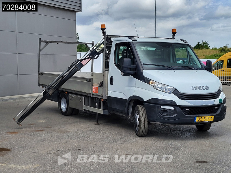 Iveco Daily 50C15 3.0L Euro6 Kraanwagen HIAB 013T PTO 3,5t Trekhaak Airco Cruise Kraan Crane Kranwagen Pickup Pritsche Airco Trekhaak Cruise - Furgão caixa aberta: foto 1 Iveco Daily 50C15 3.0L Euro6 Kraanwagen HIAB 013T PTO 3,5t Trekhaak Airco Cruise Kraan Crane Kranwagen Pickup Pritsche Airco Trekhaak Cruise - Furgão caixa aberta: foto 1