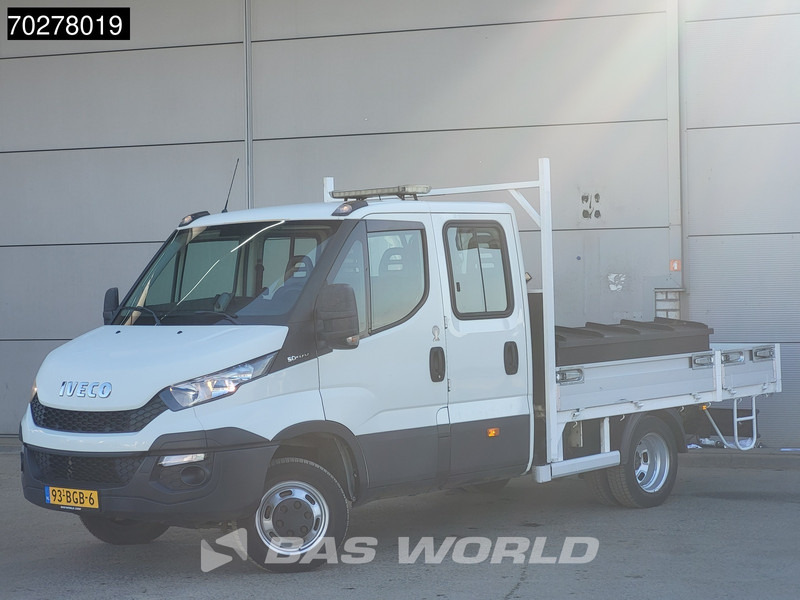 Iveco Daily 50C17 3.0L Automaat DC Open laadbak Kraan Hiab 017T-2 Airco APK 10-2025 Pickup Crane Kraanwagen Pritsche Airco Dubbel cabine - Furgão caixa aberta: foto 5 Iveco Daily 50C17 3.0L Automaat DC Open laadbak Kraan Hiab 017T-2 Airco APK 10-2025 Pickup Crane Kraanwagen Pritsche Airco Dubbel cabine - Furgão caixa aberta: foto 5