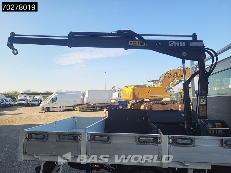 Furgão caixa aberta Iveco Daily 50C17 3.0L Automaat DC Open laadbak Kraan Hiab 017T-2 Airco APK 10-2025 Pickup Crane Kraanwagen Pritsche Airco Dubbel cabine: foto 8