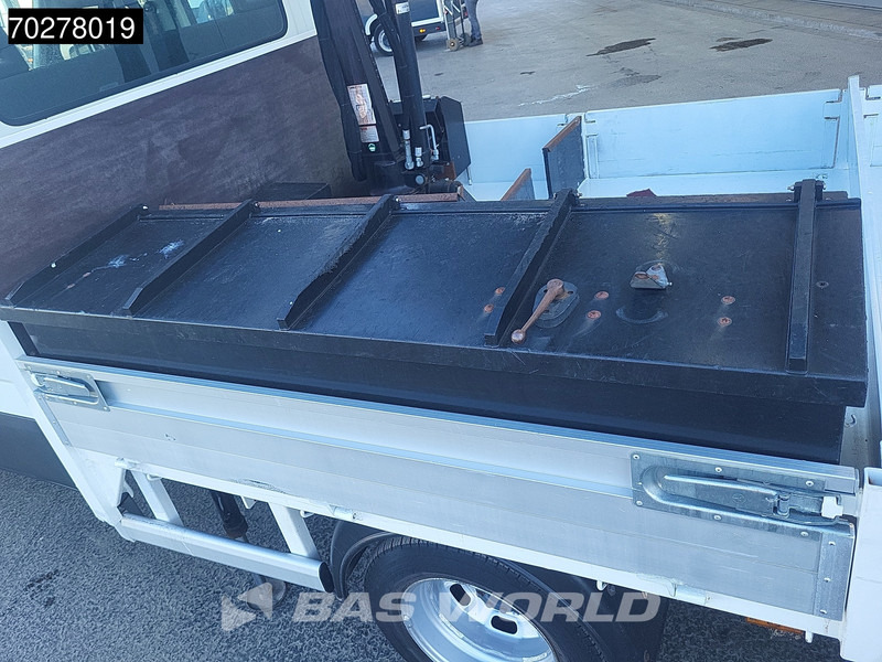 Furgão caixa aberta Iveco Daily 50C17 3.0L Automaat DC Open laadbak Kraan Hiab 017T-2 Airco APK 10-2025 Pickup Crane Kraanwagen Pritsche Airco Dubbel cabine: foto 9