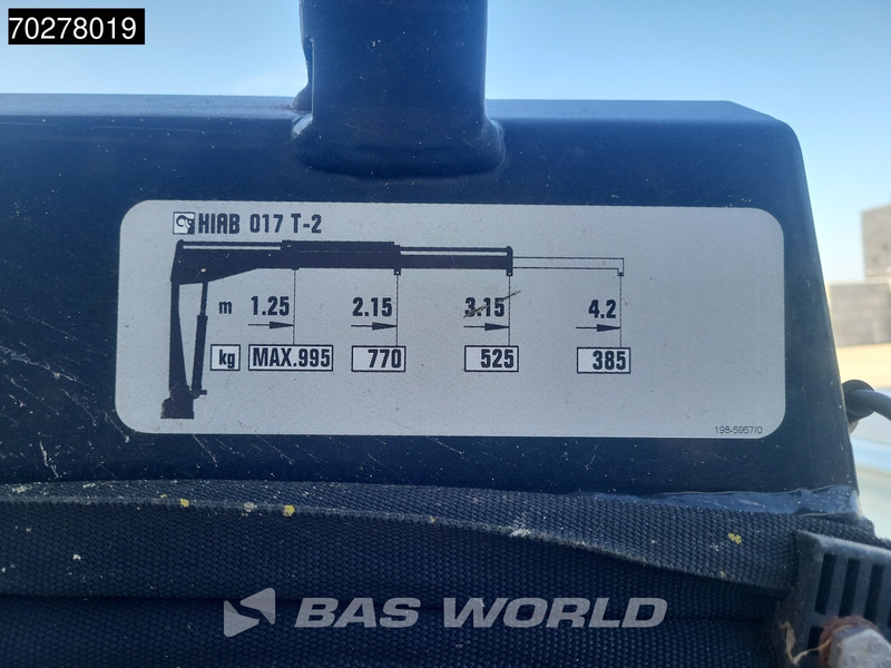 Furgão caixa aberta Iveco Daily 50C17 3.0L Automaat DC Open laadbak Kraan Hiab 017T-2 Airco APK 10-2025 Pickup Crane Kraanwagen Pritsche Airco Dubbel cabine: foto 11