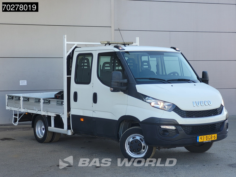 Iveco Daily 50C17 3.0L Automaat DC Open laadbak Kraan Hiab 017T-2 Airco APK 10-2025 Pickup Crane Kraanwagen Pritsche Airco Dubbel cabine - Furgão caixa aberta: foto 3 Iveco Daily 50C17 3.0L Automaat DC Open laadbak Kraan Hiab 017T-2 Airco APK 10-2025 Pickup Crane Kraanwagen Pritsche Airco Dubbel cabine - Furgão caixa aberta: foto 3