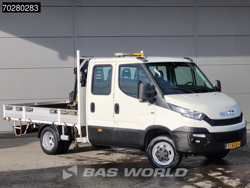 Iveco Daily 50C17 3,0L Automaat HIAB 017T-2 DC Open laadbak Dubbellucht Airco Euro6 Pickup Crane Kraanwagen Pritsche Airco Dubbel cabine - Furgão caixa aberta: foto 3 Iveco Daily 50C17 3,0L Automaat HIAB 017T-2 DC Open laadbak Dubbellucht Airco Euro6 Pickup Crane Kraanwagen Pritsche Airco Dubbel cabine - Furgão caixa aberta: foto 3