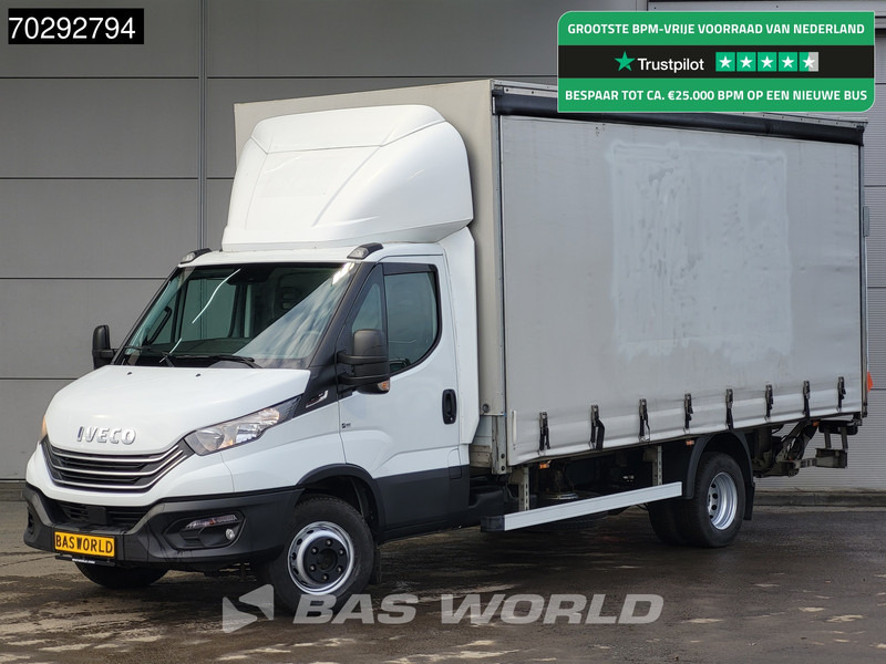 Iveco Daily 60C18 3.0L Automaat Laadklep 180PK Schuifzeilen Zeilen Airco Cruise D'Hollandia Euro6 Schuifzeil Koffer Gesloten laadbak Airco C - Furgão de toldo: foto 1 Iveco Daily 60C18 3.0L Automaat Laadklep 180PK Schuifzeilen Zeilen Airco Cruise D'Hollandia Euro6 Schuifzeil Koffer Gesloten laadbak Airco C - Furgão de toldo: foto 1