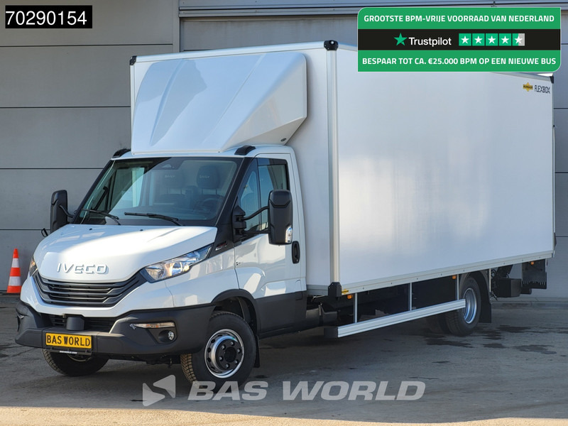 Iveco Daily 70C18 3.0L 180PK Laadklep 7tons Bakwagen Luchtvering Dubbellucht 2025model ACC Navi Camera Airco Meubelbak Koffer 35m3 Airco - Carrinha de contentor: foto 1 Iveco Daily 70C18 3.0L 180PK Laadklep 7tons Bakwagen Luchtvering Dubbellucht 2025model ACC Navi Camera Airco Meubelbak Koffer 35m3 Airco - Carrinha de contentor: foto 1
