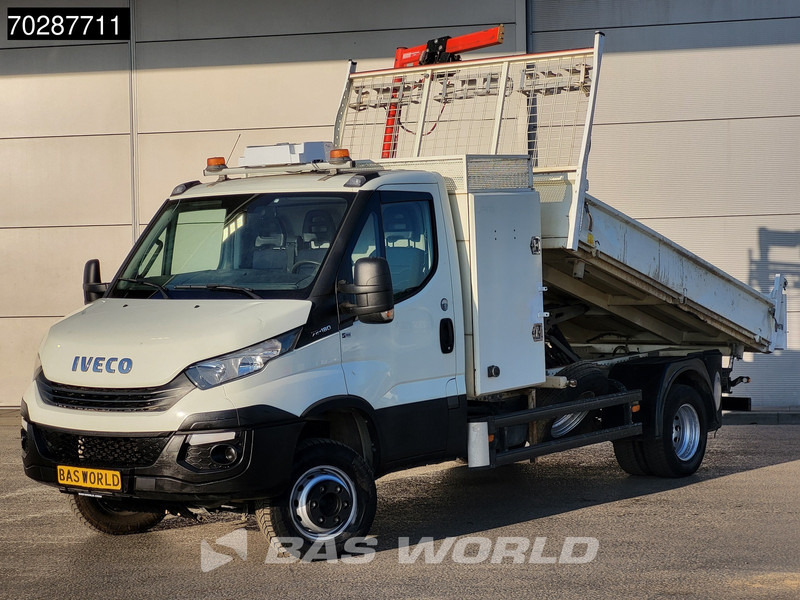 Iveco Daily 70C18 3.0L Driezijdige Kipper 500KG Kraan Kraanwagen Open Laadbak 3,5t Trekhaak Airco Cruise Euro6 Kraan Crane Kranwagen Kipper - Furgão basculante: foto 2 Iveco Daily 70C18 3.0L Driezijdige Kipper 500KG Kraan Kraanwagen Open Laadbak 3,5t Trekhaak Airco Cruise Euro6 Kraan Crane Kranwagen Kipper - Furgão basculante: foto 2