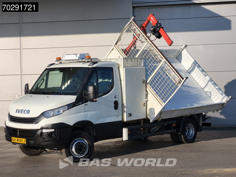 Iveco Daily 70C18 3.0L Open Laadbak 500KG Kraan Kraanwagen Open Laadbak 3,5t Trekhaak Airco Cruise Euro6 Kraan Crane Kranwagen Pritsche Pick - Furgão caixa aberta: foto 3 Iveco Daily 70C18 3.0L Open Laadbak 500KG Kraan Kraanwagen Open Laadbak 3,5t Trekhaak Airco Cruise Euro6 Kraan Crane Kranwagen Pritsche Pick - Furgão caixa aberta: foto 3