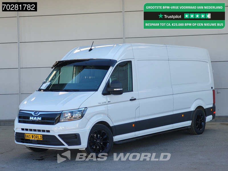 MAN TGE 3.140 Automaat Black Edition L4H3 Camera Airco Parkeersensoren L3H2 14m3 Airco - Furgão: foto 1 MAN TGE 3.140 Automaat Black Edition L4H3 Camera Airco Parkeersensoren L3H2 14m3 Airco - Furgão: foto 1