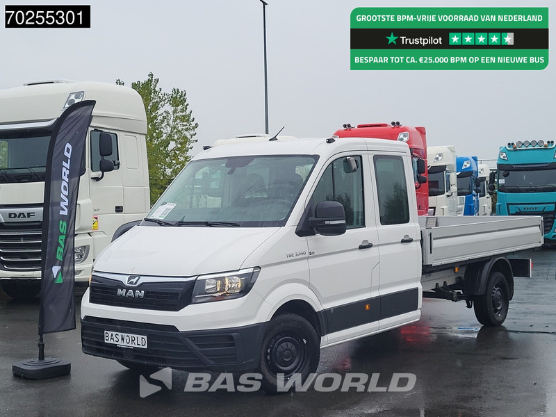 MAN TGE 3.140 Automaat Open Laadbak Trekhaak Airco Cruise Euro6 Pickup Pritsche Open Box Airco Trekhaak Cruise control - Furgão caixa aberta: foto 1 MAN TGE 3.140 Automaat Open Laadbak Trekhaak Airco Cruise Euro6 Pickup Pritsche Open Box Airco Trekhaak Cruise control - Furgão caixa aberta: foto 1
