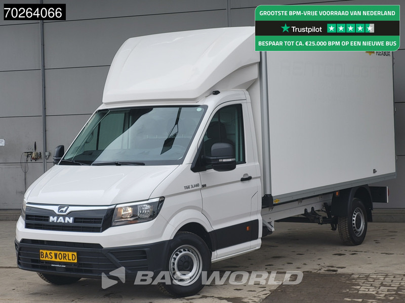 MAN TGE 3.140 Bakwagen met achterdeuren Nieuw!! Airco Meubelbak Koffer 17m3 Airco - Carrinha de contentor: foto 1 MAN TGE 3.140 Bakwagen met achterdeuren Nieuw!! Airco Meubelbak Koffer 17m3 Airco - Carrinha de contentor: foto 1