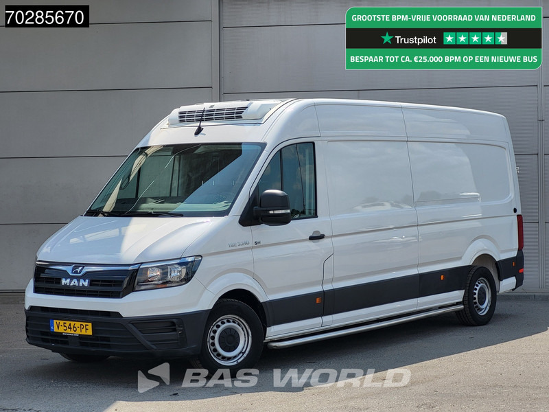 MAN TGE 3.140 Bi Temp Koelwagen Vriezer Themo King V-300 MAX Airco Euro6 Koel Koeler Vries Kühler Kühl Kühlwagen Frigo 12m3 Airco Cruise contr - Carrinha frigorífica: foto 1 MAN TGE 3.140 Bi Temp Koelwagen Vriezer Themo King V-300 MAX Airco Euro6 Koel Koeler Vries Kühler Kühl Kühlwagen Frigo 12m3 Airco Cruise contr - Carrinha frigorífica: foto 1