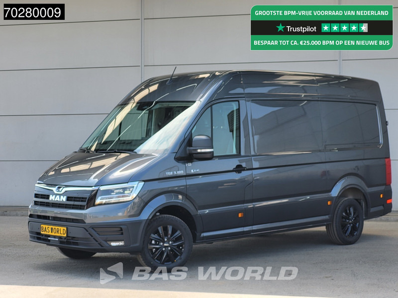 MAN TGE 3.180 4x4 Automaat 2025 Facelift L3H3 LED ACC Navi Airco Cruise Camera Parkeersensoren L2H2 Allrad 4WD 12m3 Airco - Furgão: foto 1 MAN TGE 3.180 4x4 Automaat 2025 Facelift L3H3 LED ACC Navi Airco Cruise Camera Parkeersensoren L2H2 Allrad 4WD 12m3 Airco - Furgão: foto 1