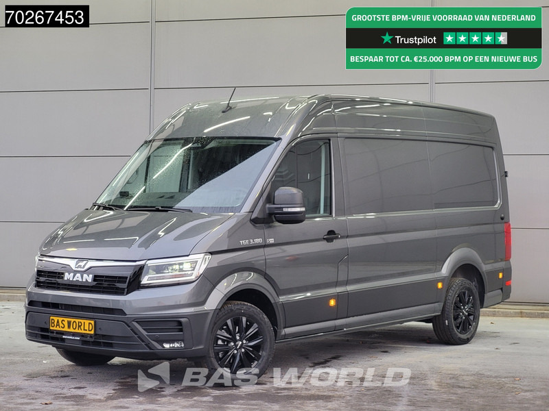 MAN TGE 3.180 Automaat 2025 model Facelift Black Edition L3H3 ACC Trekhaak L2H2 11m3 Airco Trekhaak - Furgão: foto 1 MAN TGE 3.180 Automaat 2025 model Facelift Black Edition L3H3 ACC Trekhaak L2H2 11m3 Airco Trekhaak - Furgão: foto 1