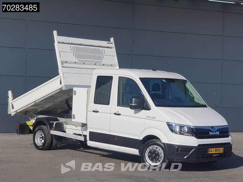 MAN TGE 5.120 Kipper met Kist Dubbel Cabine Dubbellucht 3,5t Trekhaak Navi Airco Cruise Camera Euro6 Tipper Benne Kieper 2m3 Airco Trekhaak Cr - Furgão basculante: foto 3 MAN TGE 5.120 Kipper met Kist Dubbel Cabine Dubbellucht 3,5t Trekhaak Navi Airco Cruise Camera Euro6 Tipper Benne Kieper 2m3 Airco Trekhaak Cr - Furgão basculante: foto 3