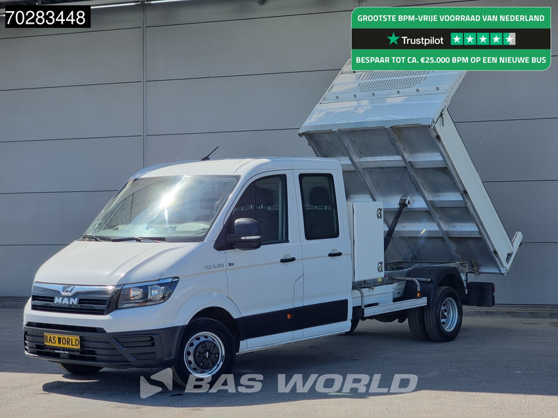 MAN TGE 5.120 Open Laadbak met Kist Dubbel Cabine Dubbellucht 3,5t Trekhaak Navi Airco Cruise Camera Pritsche Pickup Open Box m3 Airco Dubbel - Furgão caixa aberta: foto 1 MAN TGE 5.120 Open Laadbak met Kist Dubbel Cabine Dubbellucht 3,5t Trekhaak Navi Airco Cruise Camera Pritsche Pickup Open Box m3 Airco Dubbel - Furgão caixa aberta: foto 1