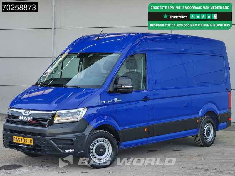 MAN TGE e-Tge Elektrisch Automaat L3H3 35,8KWh 115km WLTP Airco Cruise Camera 11m3 Airco Cruise control - Furgão, Carrinha elétrica: foto 1 MAN TGE e-Tge Elektrisch Automaat L3H3 35,8KWh 115km WLTP Airco Cruise Camera 11m3 Airco Cruise control - Furgão, Carrinha elétrica: foto 1