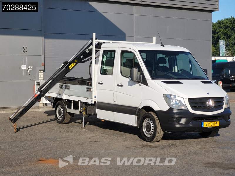 Mercedes-Benz Sprinter 310 CDI Euro6 Automaat Open laadbak Kraanwagen HIAB 017T-2 Navi Airco Euro6 Kraan Crane Kranwagen Pickup Pritsche Airco - Furgão caixa aberta: foto 1 Mercedes-Benz Sprinter 310 CDI Euro6 Automaat Open laadbak Kraanwagen HIAB 017T-2 Navi Airco Euro6 Kraan Crane Kranwagen Pickup Pritsche Airco - Furgão caixa aberta: foto 1
