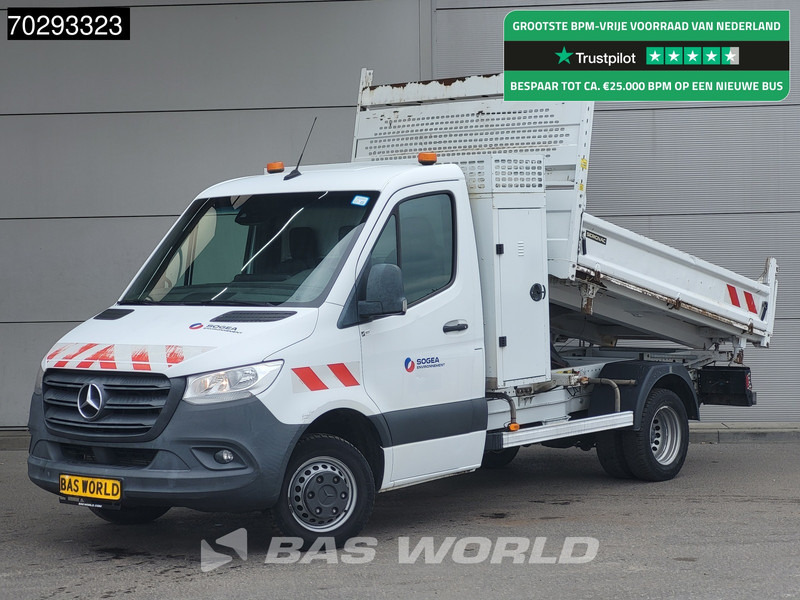 Mercedes-Benz Sprinter 514 CDI 3 zijdige Kipper 3.5t trekhaak MBUX Navi Camera Tipper Benne Open laadbak Kieper 2m3 Airco Trekhaak Cruise control - Furgão basculante: foto 1 Mercedes-Benz Sprinter 514 CDI 3 zijdige Kipper 3.5t trekhaak MBUX Navi Camera Tipper Benne Open laadbak Kieper 2m3 Airco Trekhaak Cruise control - Furgão basculante: foto 1