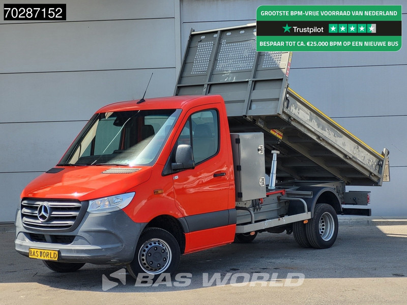 Mercedes-Benz Sprinter 514 CDI Kipper met Kist Dubbellucht 3,5t Trekhaak Airco Cruise Euro6 Tipper Benne Kieper 2m3 Airco Trekhaak Cruise control - Furgão basculante: foto 1 Mercedes-Benz Sprinter 514 CDI Kipper met Kist Dubbellucht 3,5t Trekhaak Airco Cruise Euro6 Tipper Benne Kieper 2m3 Airco Trekhaak Cruise control - Furgão basculante: foto 1