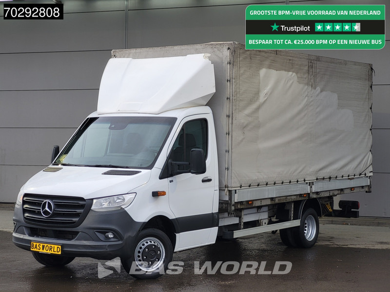 Mercedes-Benz Sprinter 519 CDI 3.0L V6 Automaat 484cm Dubbellucht Huif Bakwagen 190PK Airco Cruise Euro6 Meubelbak Koffer Airco Cruise control - Furgão de toldo: foto 1 Mercedes-Benz Sprinter 519 CDI 3.0L V6 Automaat 484cm Dubbellucht Huif Bakwagen 190PK Airco Cruise Euro6 Meubelbak Koffer Airco Cruise control - Furgão de toldo: foto 1