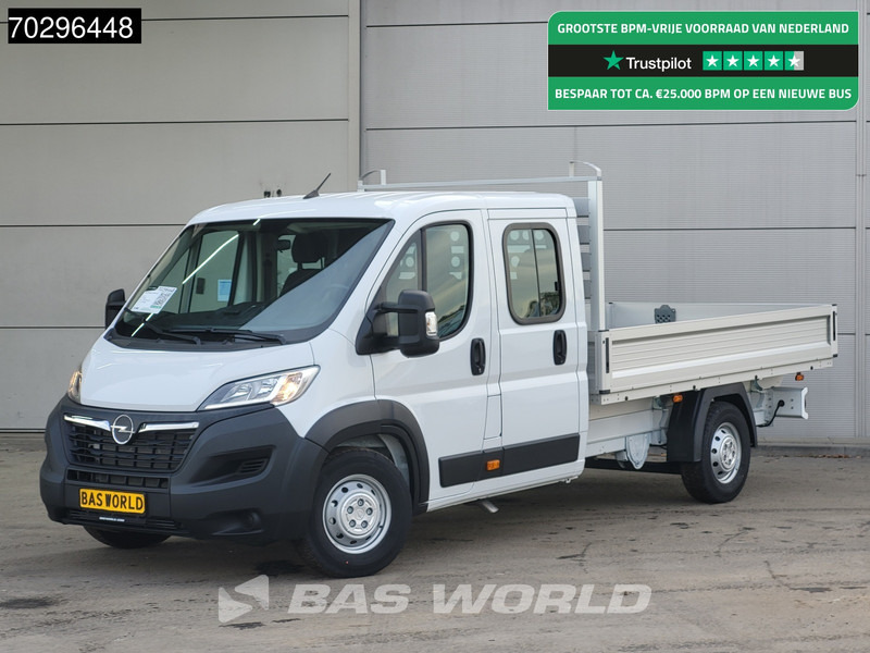 Opel Movano 140PK Dubbel Cabine Open Laadbak Airco Cruise Euro6 Pritsche Pickup Open Box Airco Cruise control - Furgão caixa aberta: foto 1 Opel Movano 140PK Dubbel Cabine Open Laadbak Airco Cruise Euro6 Pritsche Pickup Open Box Airco Cruise control - Furgão caixa aberta: foto 1