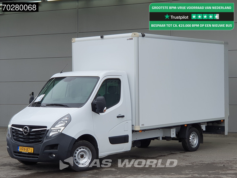 Opel Movano 150PK Laadklep Bakwagen Zijdeur Navi Airco Camera Euro6 Meubelbak Koffer 20m3 Airco Cruise control - Carrinha de contentor: foto 1 Opel Movano 150PK Laadklep Bakwagen Zijdeur Navi Airco Camera Euro6 Meubelbak Koffer 20m3 Airco Cruise control - Carrinha de contentor: foto 1