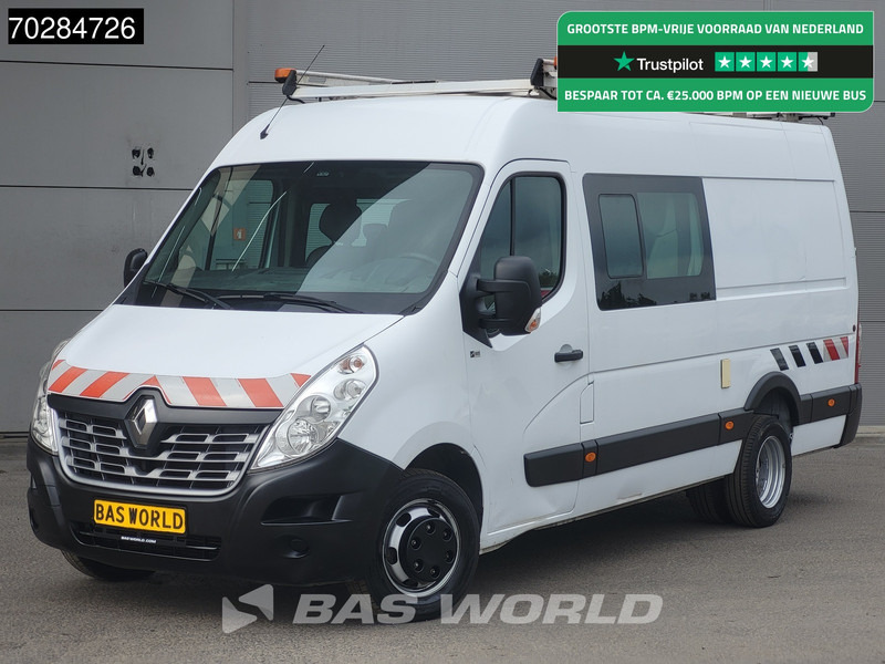 Renault Master 130pk Dubbel Cabine Dubbellucht L3H2 3,5t Trekhaak Airco Cruise Imperiaal Werkplaatsinrichting Euro6 DC Doka Mixto 8m3 Airco Trekhaak - Furgão: foto 1 Renault Master 130pk Dubbel Cabine Dubbellucht L3H2 3,5t Trekhaak Airco Cruise Imperiaal Werkplaatsinrichting Euro6 DC Doka Mixto 8m3 Airco Trekhaak - Furgão: foto 1