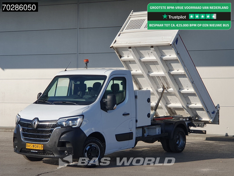 Renault Master 145PK Kipper met Kist Dubbellucht 3,5t Trekhaak Navi Airco Cruise LED Euro6 Tipper Benne Kieper 2m3 Airco Trekhaak Cruise control - Furgão basculante: foto 1 Renault Master 145PK Kipper met Kist Dubbellucht 3,5t Trekhaak Navi Airco Cruise LED Euro6 Tipper Benne Kieper 2m3 Airco Trekhaak Cruise control - Furgão basculante: foto 1