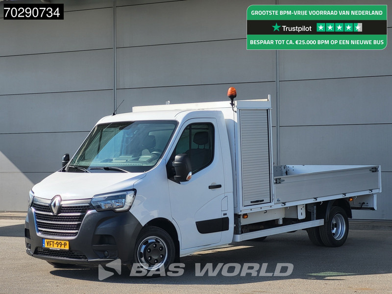 Furgão caixa aberta Renault Master 145PK Open Laadbak Dubbellucht 3,5t Trekhaak LED Airco Cruise Standkachel Euro6 Pritsche Pickup Open Box Airco Trekhaak Cruise control: foto 1