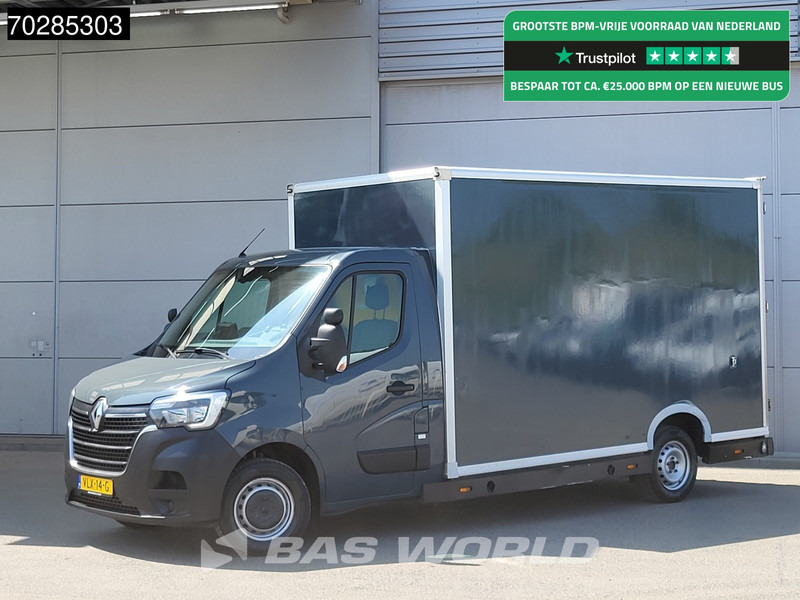 Renault Master 150PK Bakwagen Airco Cruise Luchtvering Meubelbak Plancher Verkoopwagen Foodtruck Paardenwagen 18m3 Airco Cruise control - Carrinha de contentor: foto 1 Renault Master 150PK Bakwagen Airco Cruise Luchtvering Meubelbak Plancher Verkoopwagen Foodtruck Paardenwagen 18m3 Airco Cruise control - Carrinha de contentor: foto 1