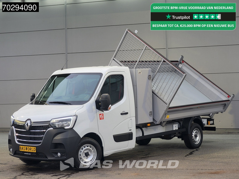 Renault Master 165PK 3 zijdige Kipper met Kist Trekhaak Airco Cruise Tipper Kieper Benne Airco Trekhaak Cruise control - Furgão basculante: foto 1 Renault Master 165PK 3 zijdige Kipper met Kist Trekhaak Airco Cruise Tipper Kieper Benne Airco Trekhaak Cruise control - Furgão basculante: foto 1