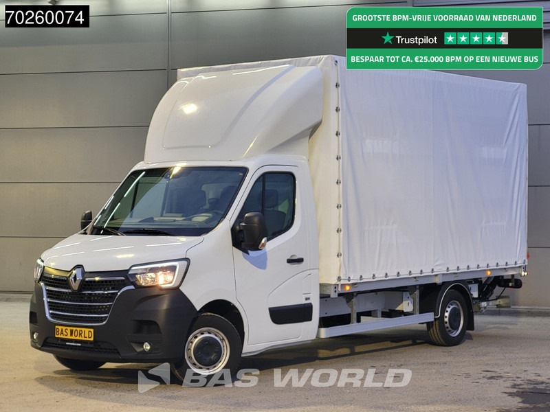 Renault Master 165PK Laadklep Schuifzeil Airco Cruise Bakwagen Meubelbak Zeilenwagen Schuifzeilen Plane 20m3 Airco Cruise control - Furgão de toldo: foto 1 Renault Master 165PK Laadklep Schuifzeil Airco Cruise Bakwagen Meubelbak Zeilenwagen Schuifzeilen Plane 20m3 Airco Cruise control - Furgão de toldo: foto 1