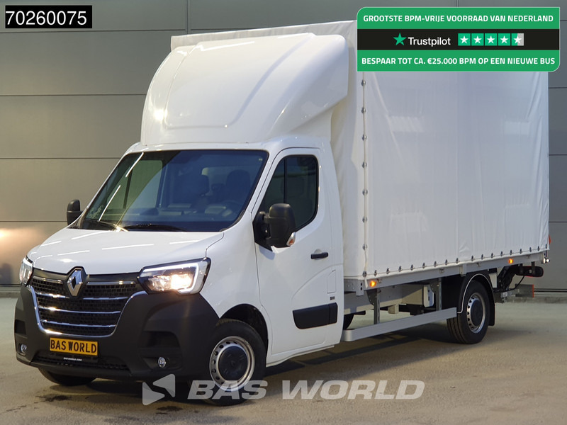 Renault Master 165PK Laadklep Schuifzeil Airco Cruise Bakwagen Meubelbak Zeilenwagen Schuifzeilen Plane 20m3 Airco Cruise control - Furgão de toldo: foto 1 Renault Master 165PK Laadklep Schuifzeil Airco Cruise Bakwagen Meubelbak Zeilenwagen Schuifzeilen Plane 20m3 Airco Cruise control - Furgão de toldo: foto 1