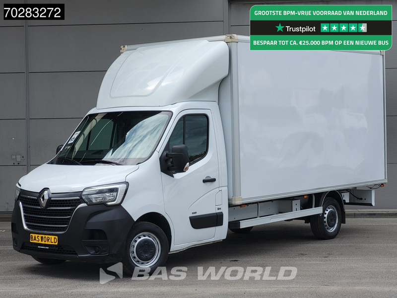 Renault Master Z.E. 77PK Elektrisch 52kWh WLTP 130km Bakwagen LED Navi Airco Euro6 Meubelbak Koffer 21m3 Airco - Carrinha de contentor, Carrinha elétrica: foto 1 Renault Master Z.E. 77PK Elektrisch 52kWh WLTP 130km Bakwagen LED Navi Airco Euro6 Meubelbak Koffer 21m3 Airco - Carrinha de contentor, Carrinha elétrica: foto 1