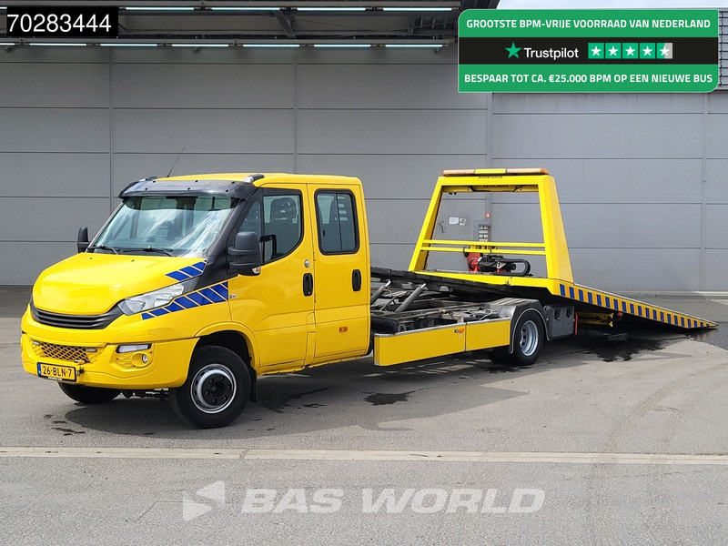 Iveco Daily 70C18 3.0L Autotransporter Luchtvering 3,5t Trekhaak Lier Airco Cruise Euro6 Cartransporter Oprijwagen Trekhaak Cruise control - Veículo comercial: foto 1 Iveco Daily 70C18 3.0L Autotransporter Luchtvering 3,5t Trekhaak Lier Airco Cruise Euro6 Cartransporter Oprijwagen Trekhaak Cruise control - Veículo comercial: foto 1
