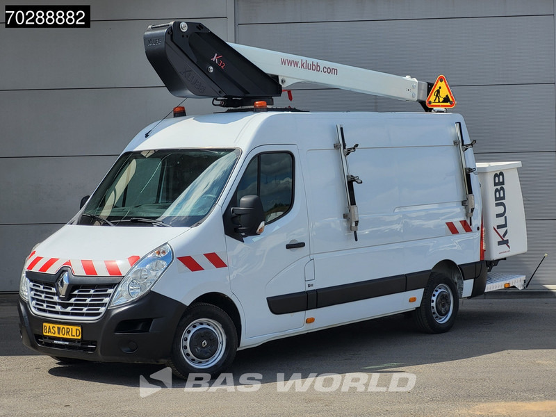 Renault Master 130pk Hoogwerker 11m Werkhoogte Trekhaak Airco Cruise Camera Euro6 Nacelle Arbeitsbühne 1Personen Airco Trekhaak Cruise control - Veículo comercial: foto 3 Renault Master 130pk Hoogwerker 11m Werkhoogte Trekhaak Airco Cruise Camera Euro6 Nacelle Arbeitsbühne 1Personen Airco Trekhaak Cruise control - Veículo comercial: foto 3