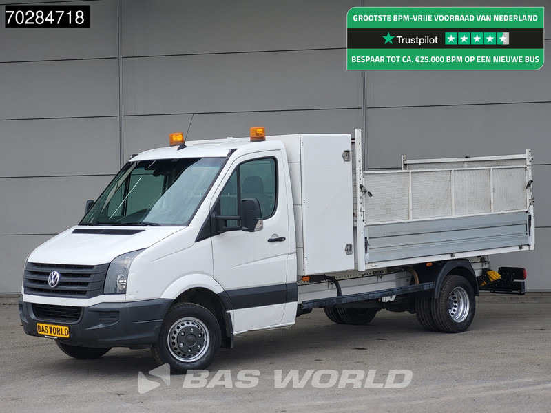 Volkswagen Crafter 136pk Open Laadbak met Kist Dubbellucht 3,5t Trekhaak Pritsche Pickup Open Box Trekhaak - Furgão caixa aberta: foto 1 Volkswagen Crafter 136pk Open Laadbak met Kist Dubbellucht 3,5t Trekhaak Pritsche Pickup Open Box Trekhaak - Furgão caixa aberta: foto 1