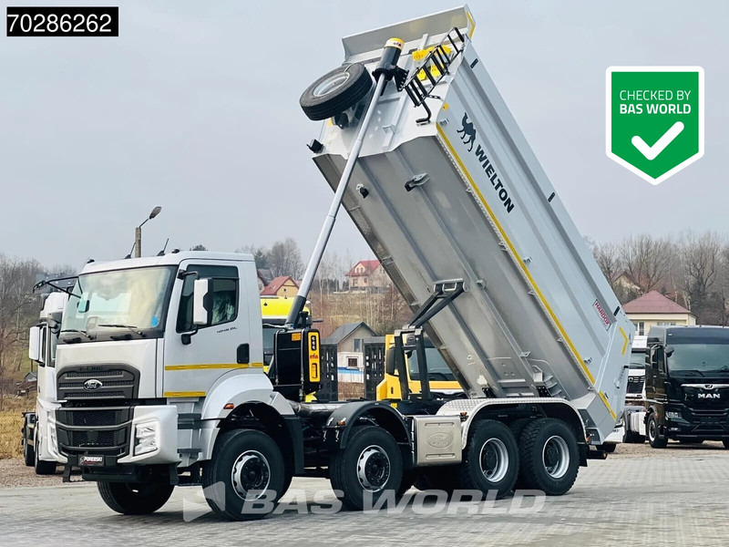 Ford F-Line 4145 8X4 NEW! 18m3 Wielton Tipper Steelsuspension Automatic Navi Euro 6 - Caminhão basculante: foto 1 Ford F-Line 4145 8X4 NEW! 18m3 Wielton Tipper Steelsuspension Automatic Navi Euro 6 - Caminhão basculante: foto 1