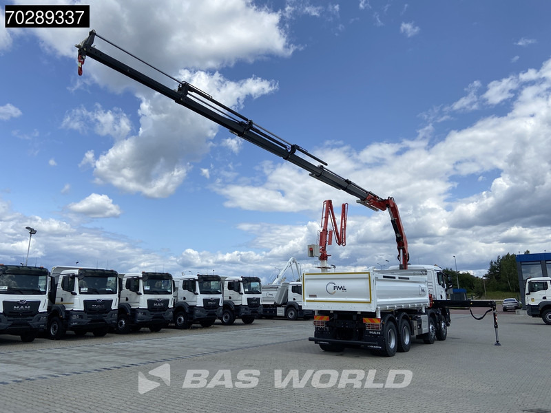 MAN TGS 35.440 8X4 NEW! Fassi F275.026 Kran Crane 13m3 3-Sided Tipper Big-Axle Euro 6 - Caminhão basculante, Caminhão grua: foto 5 MAN TGS 35.440 8X4 NEW! Fassi F275.026 Kran Crane 13m3 3-Sided Tipper Big-Axle Euro 6 - Caminhão basculante, Caminhão grua: foto 5