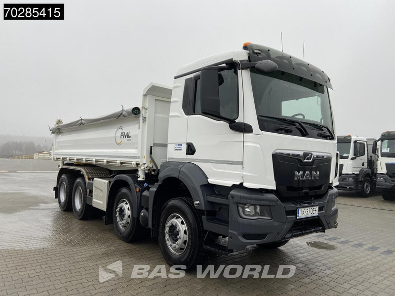 MAN TGS 35.440 TGS 8X4 14m2 3-Way kipper Hardox Big-Axle Steel-suspension Euro 6 - Caminhão basculante: foto 3 MAN TGS 35.440 TGS 8X4 14m2 3-Way kipper Hardox Big-Axle Steel-suspension Euro 6 - Caminhão basculante: foto 3