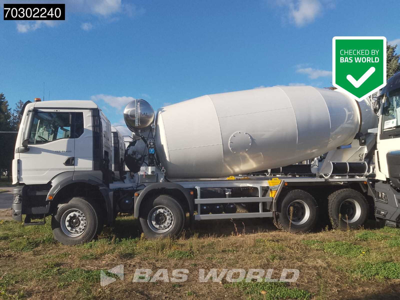MAN TGS 41.400 8X4 12m3 FML mixer Steelsuspension Manual Airco EURO 2 - Caminhão betoneira: foto 1 MAN TGS 41.400 8X4 12m3 FML mixer Steelsuspension Manual Airco EURO 2 - Caminhão betoneira: foto 1