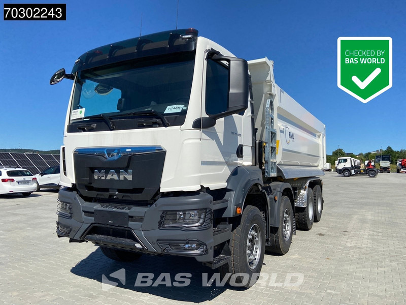 MAN TGS 41.400 8X4 NEW! 20m3 KH Kipper Manual Steel suspension Big-Axle EURO 2 - Caminhão basculante: foto 1 MAN TGS 41.400 8X4 NEW! 20m3 KH Kipper Manual Steel suspension Big-Axle EURO 2 - Caminhão basculante: foto 1